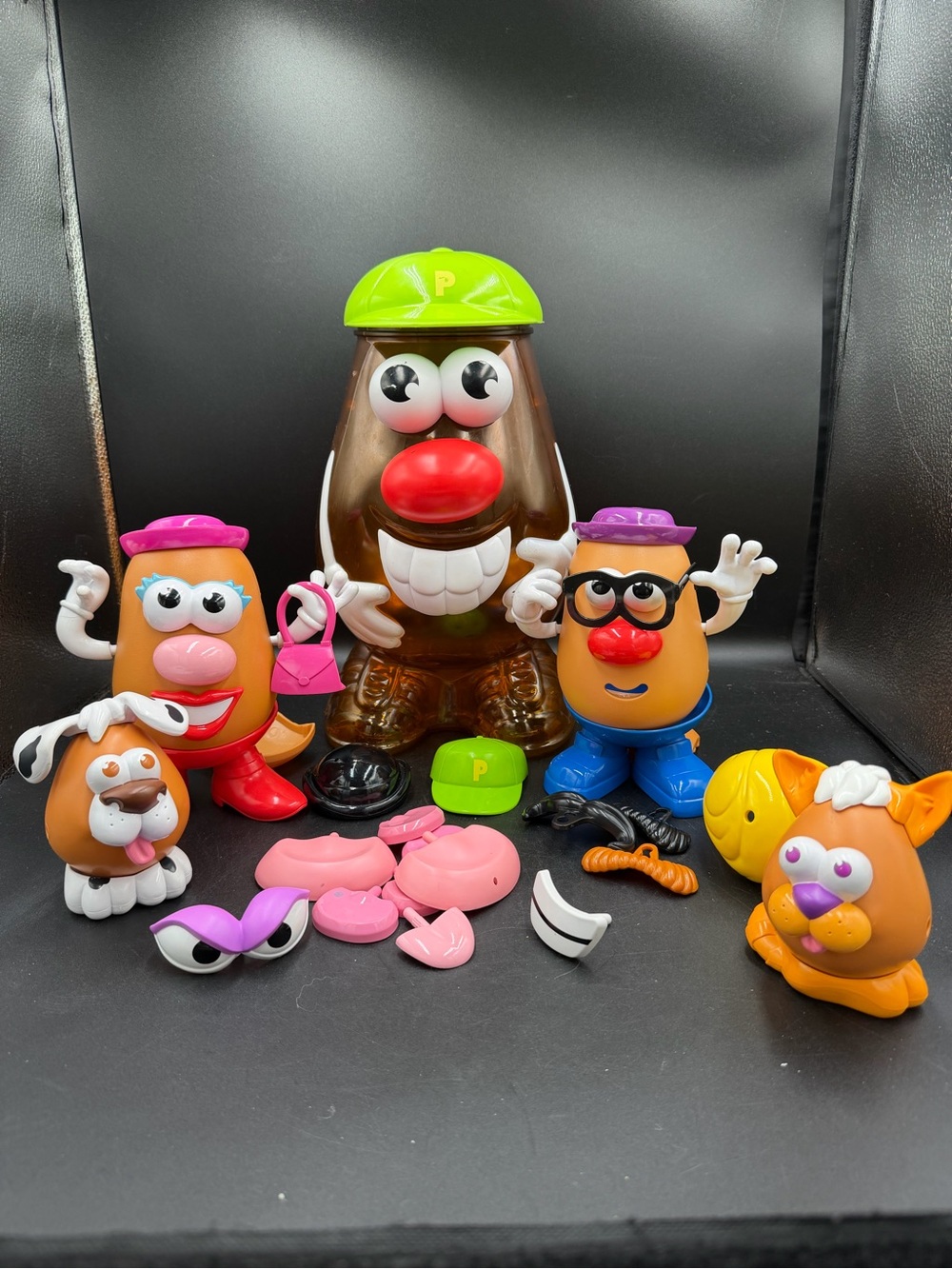 Vintage 2002 Playskool 13” Mr Potato Head “Superspud” Storage w/Parts